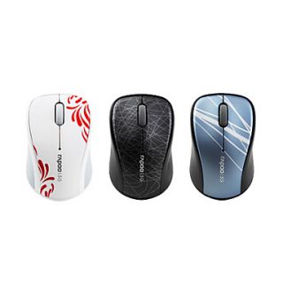 Rapoo 3100P USB Wireless Optical Mouse (Assorted Colors)