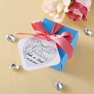 Personalized Favor Tags   Vivacious Flower (set of 36)
