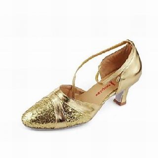 Sparkling Glitter Upper Dance Shoes Ballroom Modern Shoes for Women More Colors