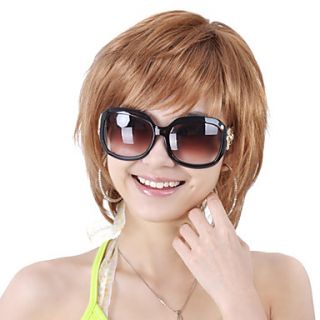 Capless Short Top Grade Synthetic Straight Wig