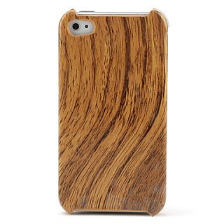 Emulation Wood Pattern Protective Case for iPhone 4 and 4S