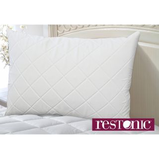 Restonic Down Alternative Support Pillow With Quilted Memory Foam Cover