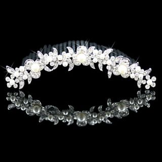 Gorgeous Alloy With Cubic Zirconia Wedding Tiara