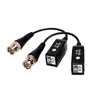 CCTV Camera Audio Power Balun UTP Transceiver (Pair)