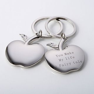 Personalized Apple of My Eye Key Ring (Set of 4)