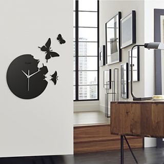 14.3H Butterfly Acrylic Mute Wall Clock
