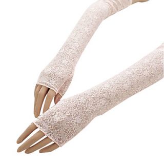 Lace/ Cotton Bridal/ Party/ Evening Fingerless Gloves (More Colors)