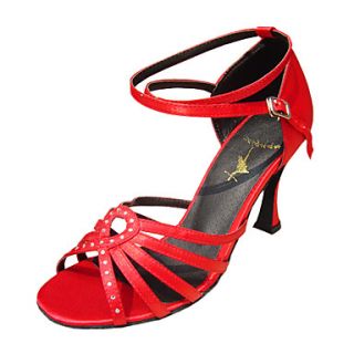 Customize Performance Dance Shoes Satin Upper Latin Shoes for Women