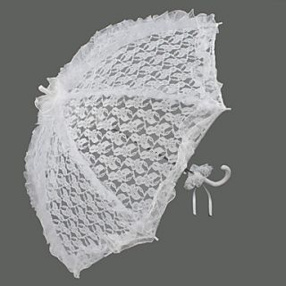 White Lace Wedding Umbrella