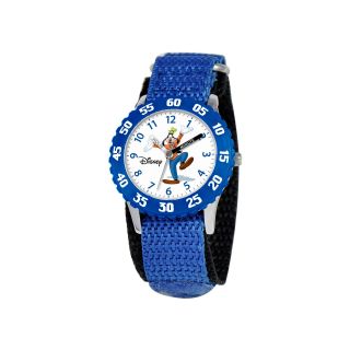 Disney Time Teacher Goofy Blue Fast Strap Watch, Boys