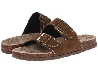 MUK LUKS Dual Strap Terra Turf Sandal Womens Slide Shoes (Brown)