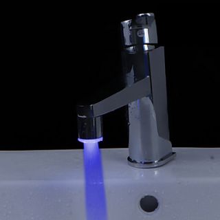 Color Changing LED A Grade ABS Chrome Finish Faucet Sprayer Nozzle(Universal Compatibility)