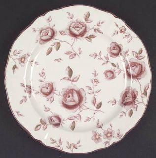 Nikko Rose Garden Dinner Plate, Fine China Dinnerware   Tablemates, Red Flowers,