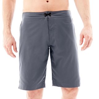 Reebok Solid Board Shorts, Graphite, Mens