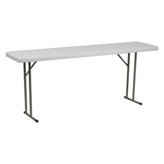 Folding Training Table   Granite White   RB 1872 GG