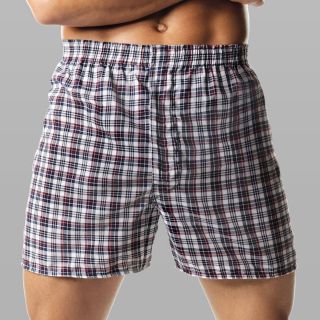 Hanes 4 pk. ComfortBlend Boxers   Big and Tall, Assorted Plaids, Mens