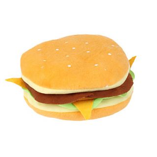 Hamburger Style Plush CD Case