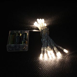 2M 20 LED Warm White Light 2 Mode LED String Fairy Lamp for Christmas (3xAA)