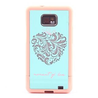 Heart Shaped Design Hard Case for Samsung Galaxy S2 i9100 (Assorted Colors)