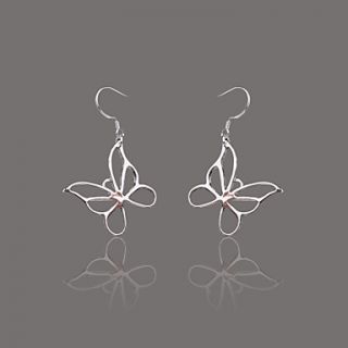 Gorgeous Silver Plate Butterfly Earring