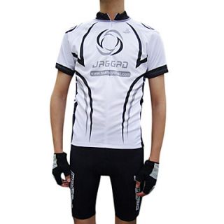 Jaggad   50% Polyester and Coolmax Mens Short Sleeve Cycling Jersey