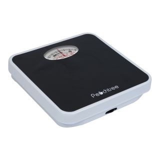 Peachtree Mechanical Scale with Rubber Mat, Black/White