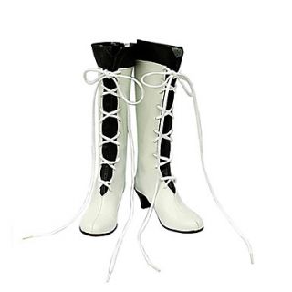 Cosplay Shoes Inspired by Pandora Hearts Alice White Lace up