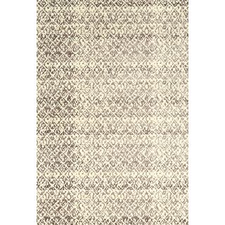 Settat Cream/ Grey Wool Area Rug (5 X 8)