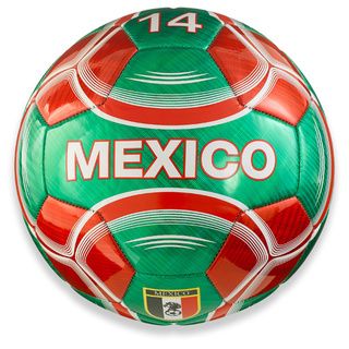 Vizari Sport Mexico Size 4 Soccer Ball (green/redDimensions 8.4x5.7x8.1Weight 1.05 )