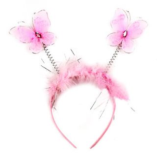 Cute Pink Butterfly Halloween Headpiece (1 piece)
