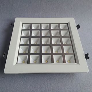 25W Square LED Ceiling Light with 25 LEDs Driver Included (Cutting Size 146mm154mm , Beam 120°)