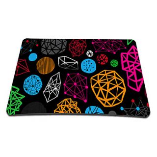 Graphic Polygon Gaming Optical Mouse Pad (9 x 7)