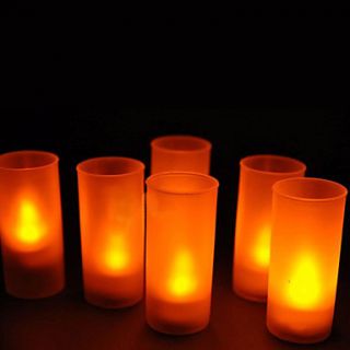 12  LED Candle Light Warm Yellow Candle Wedding or Party Gifts
