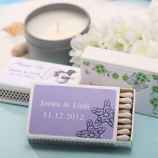 Personalized Matchboxes   Starfish (Set of 12)