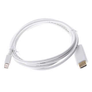 Mini Display Port Male to HDMI Male Adapter Cable for Apple MacBook (180 cm)