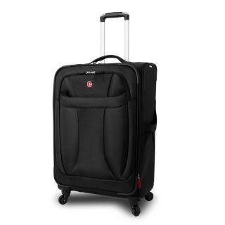 Wenger Black Neolite 24 inch Lightweight Spinner Upright Suitcase