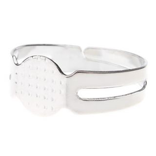 8mm Round Metal Grid Adjustable Ring (Contain 10 Pics)