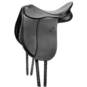 Collegiate Convertible Dressage Saddle Black 17 1/2