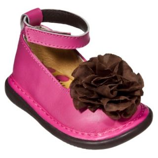 Little Girls Wee Squeak Ankle Strap Shoe   Hot Pink 9