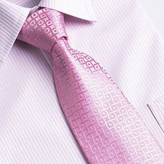 Mens Casual Check Stripes Necktie