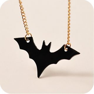 Womens Bat Bib Necklace