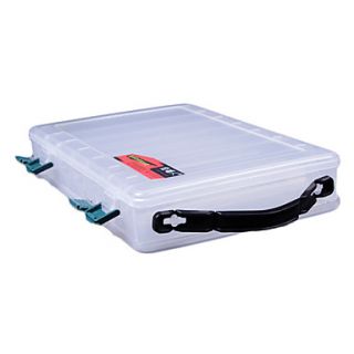 Transparent Portable Double Sides Lure Box Tackle Box (29196cm)