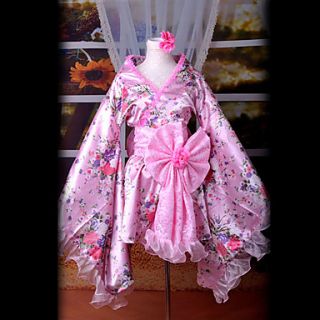 Teto Pink VER. Kimono Cosplay Costume