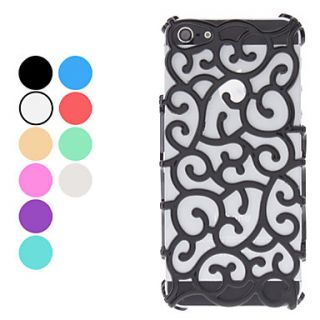 Hollow Out Style Flower Design Hard Case for iPhone 5 (Assorted Colors)