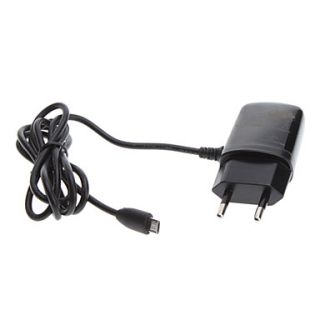 EU Plug Power Charger with Charging Cable for Samsung Galaxy S3 I9300 and S2 I9100