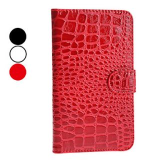 Crocodile Skin Pattern PU Leather Case for Samsung Galaxy Note 2 N7100 (Assorted Colors)