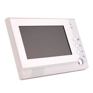 Two 7 Inch Touch Screen Video Door Phone with Wide angle Camera (Indoor Unit Take And Store 100pcs Photo)