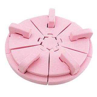 Transformable Pink Sponge Mini Nail Art Display and Operational Table