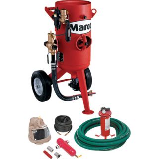 Marco 3.0 Cubic Ft. Abrasive Blasting Machine Package, Model# 10POTACKAGE3NT2