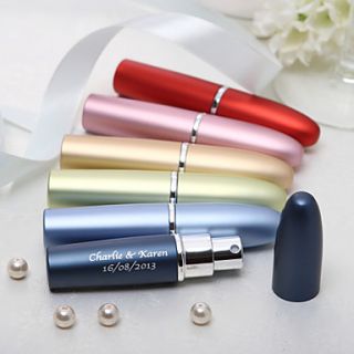 Personalized Simple Alloy Perfume Bottle   Set of 4 (Mixed Color)